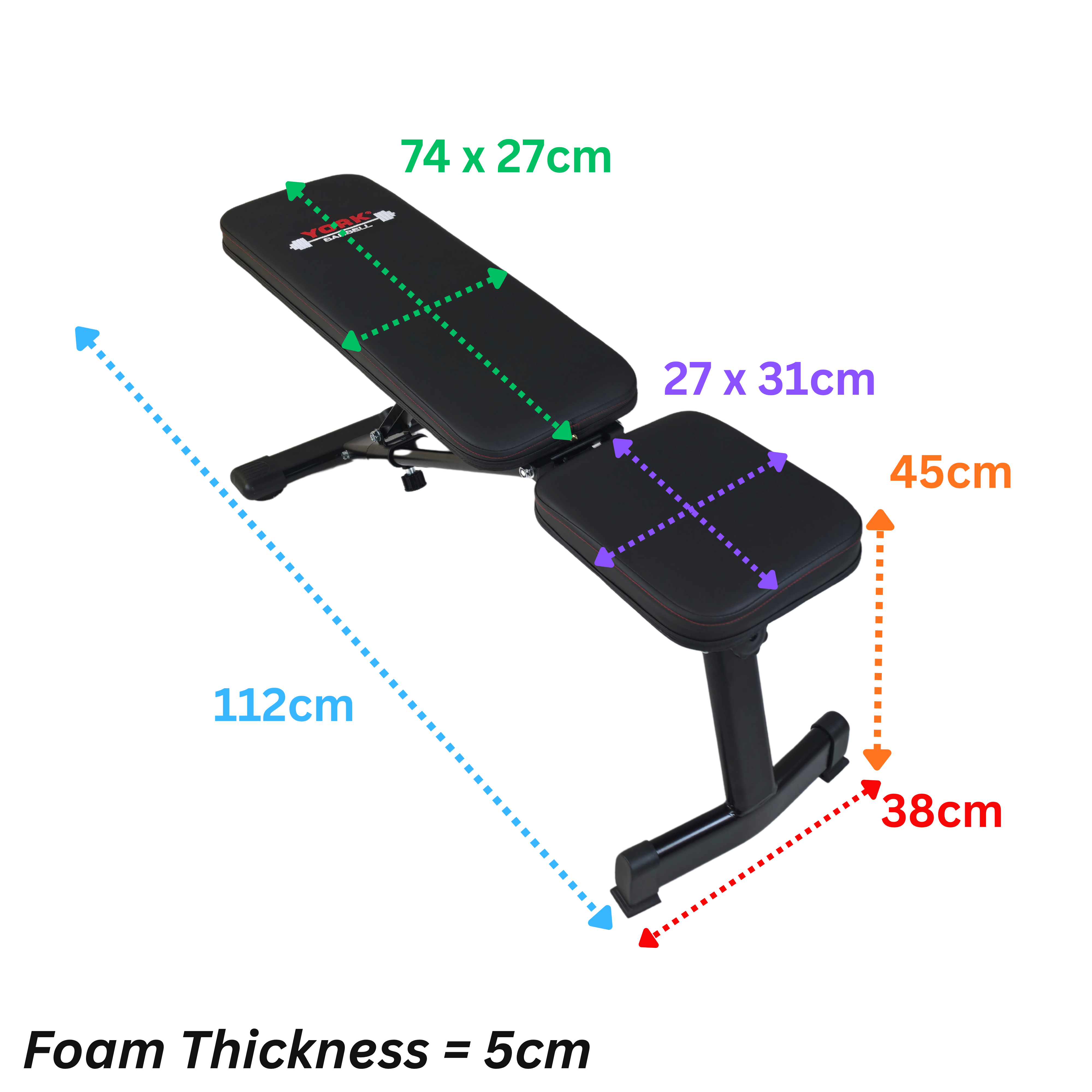 York Barbell DB3 Dumbbell Bench