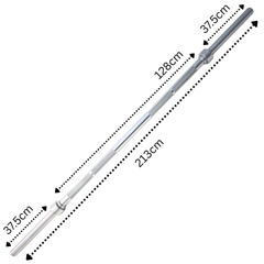 York Barbell 7ft Xtreme Grip Barbell (50mm)- 750kg max