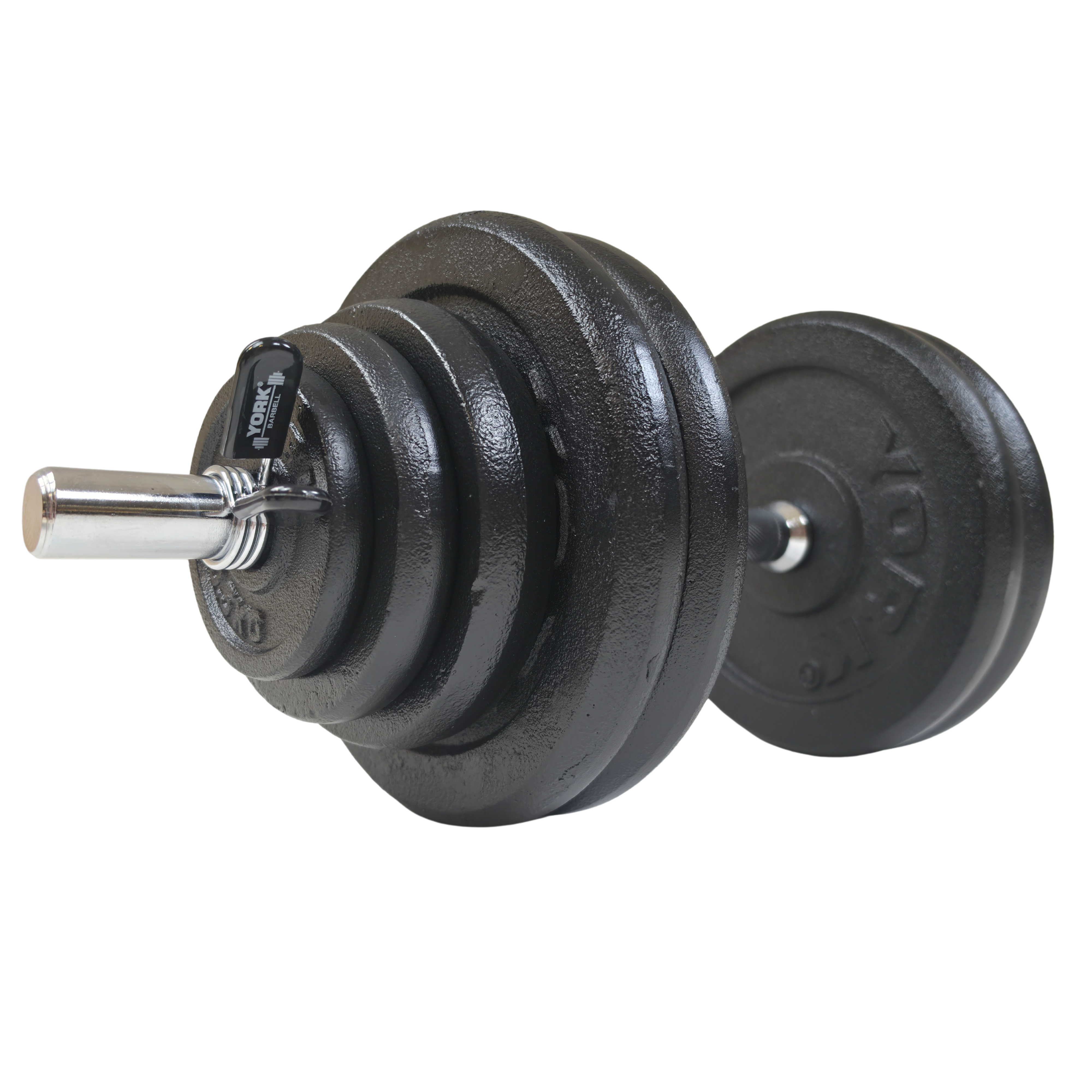 York Barbell 30kg Single Adjustable Dumbbell Set