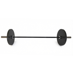York Barbell 6ft Black Oxide Olympic Barbell (28mm)  - 300kg max (15kg Bar)