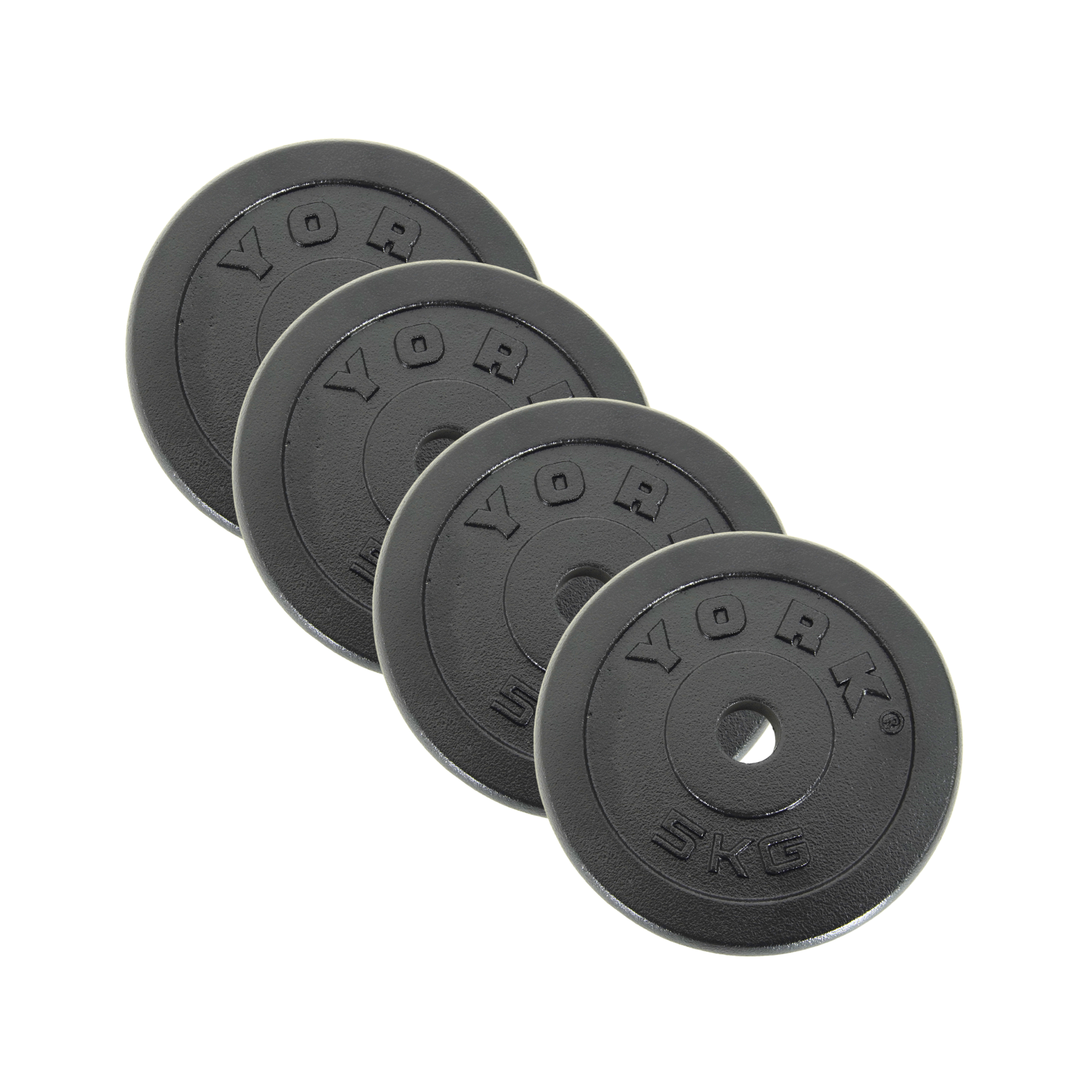 York Fitness Standard 1 inch Cast Iron Weight Plates