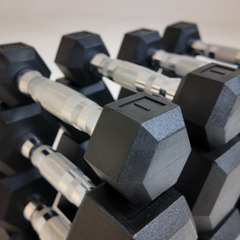 York Barbell 1kg-10kg Pro Hex Dumbbells Set - (20 Dumbbells)