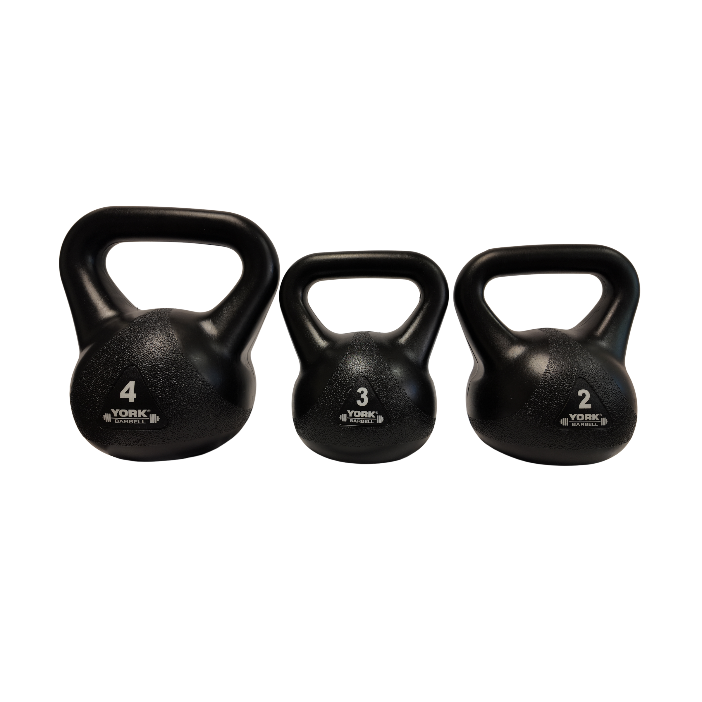 York Barbell Vinyl Kettlebells - Black