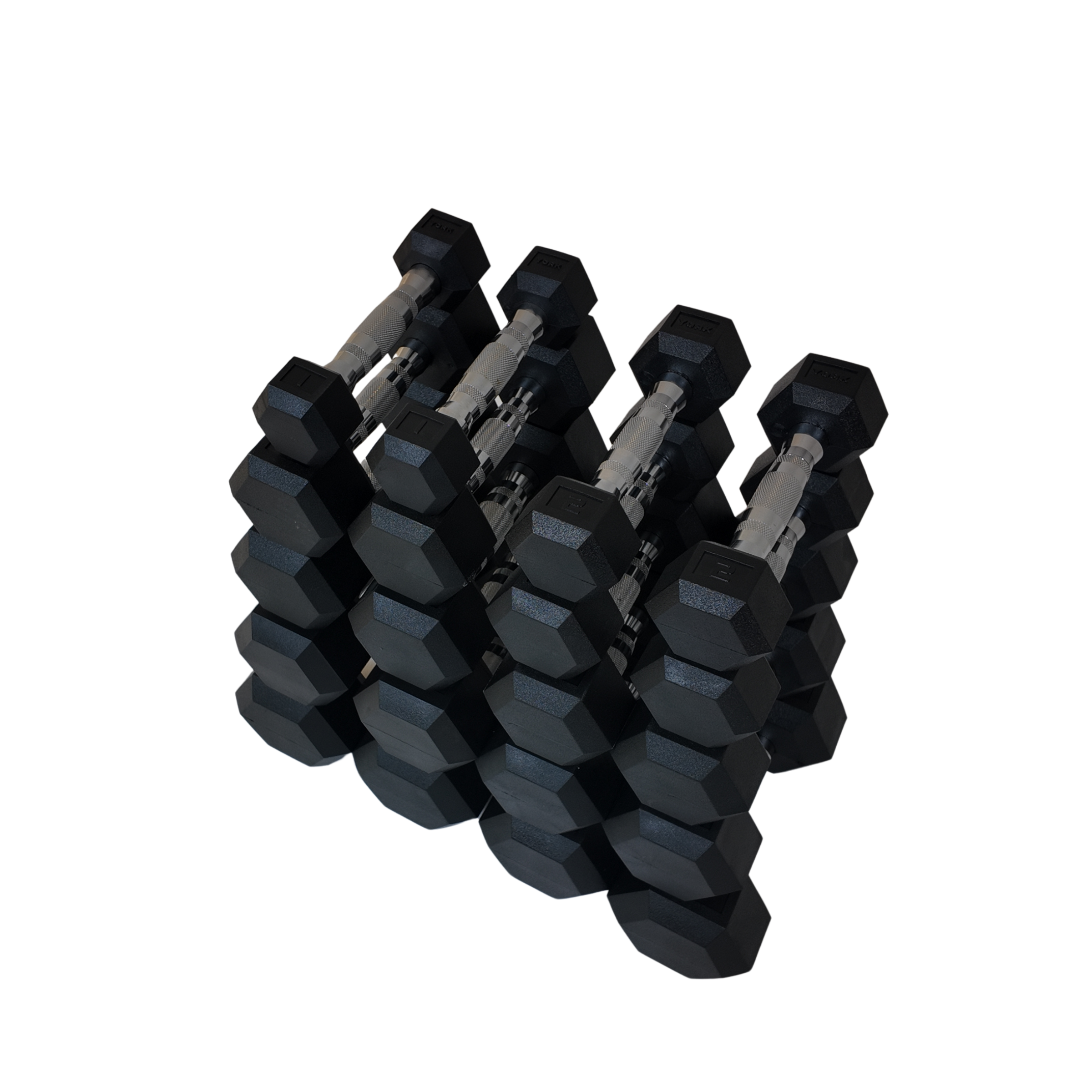 York Barbell 1kg-10kg Pro Hex Dumbbells Set - (20 Dumbbells)
