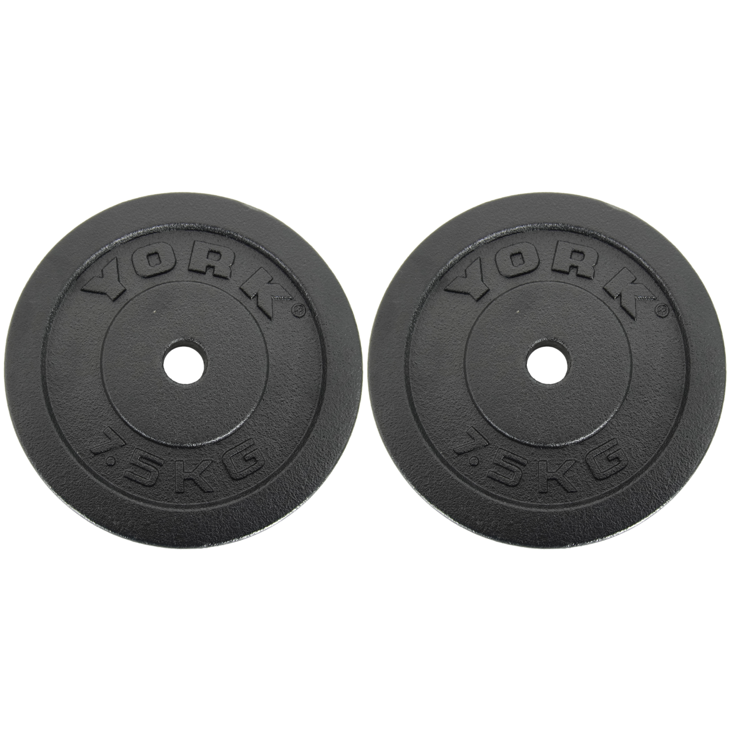 York Fitness Standard 1 inch Cast Iron Weight Plates