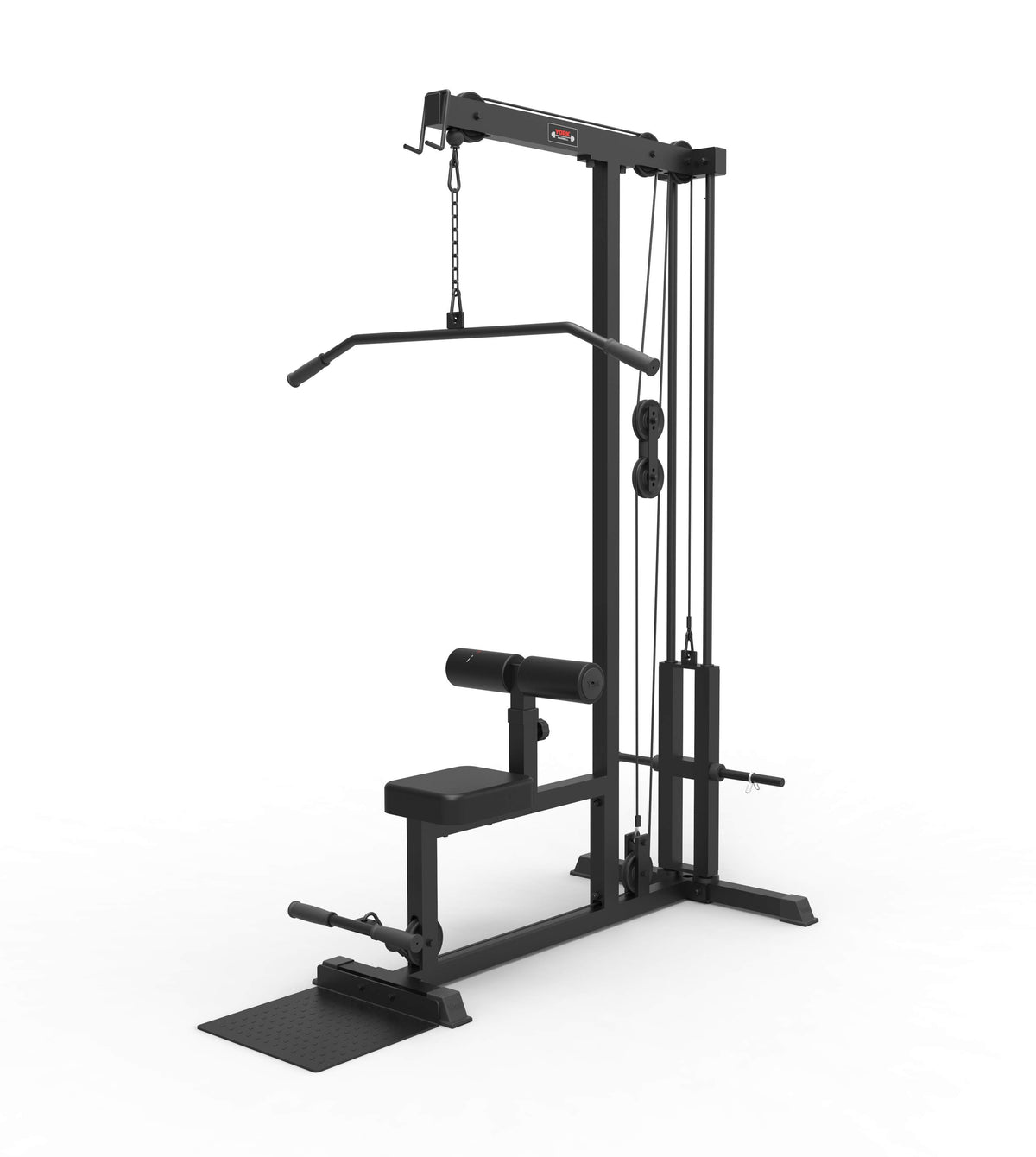 York Barbell C19LR Cable Lat Pulldown and Low Row - BLACK