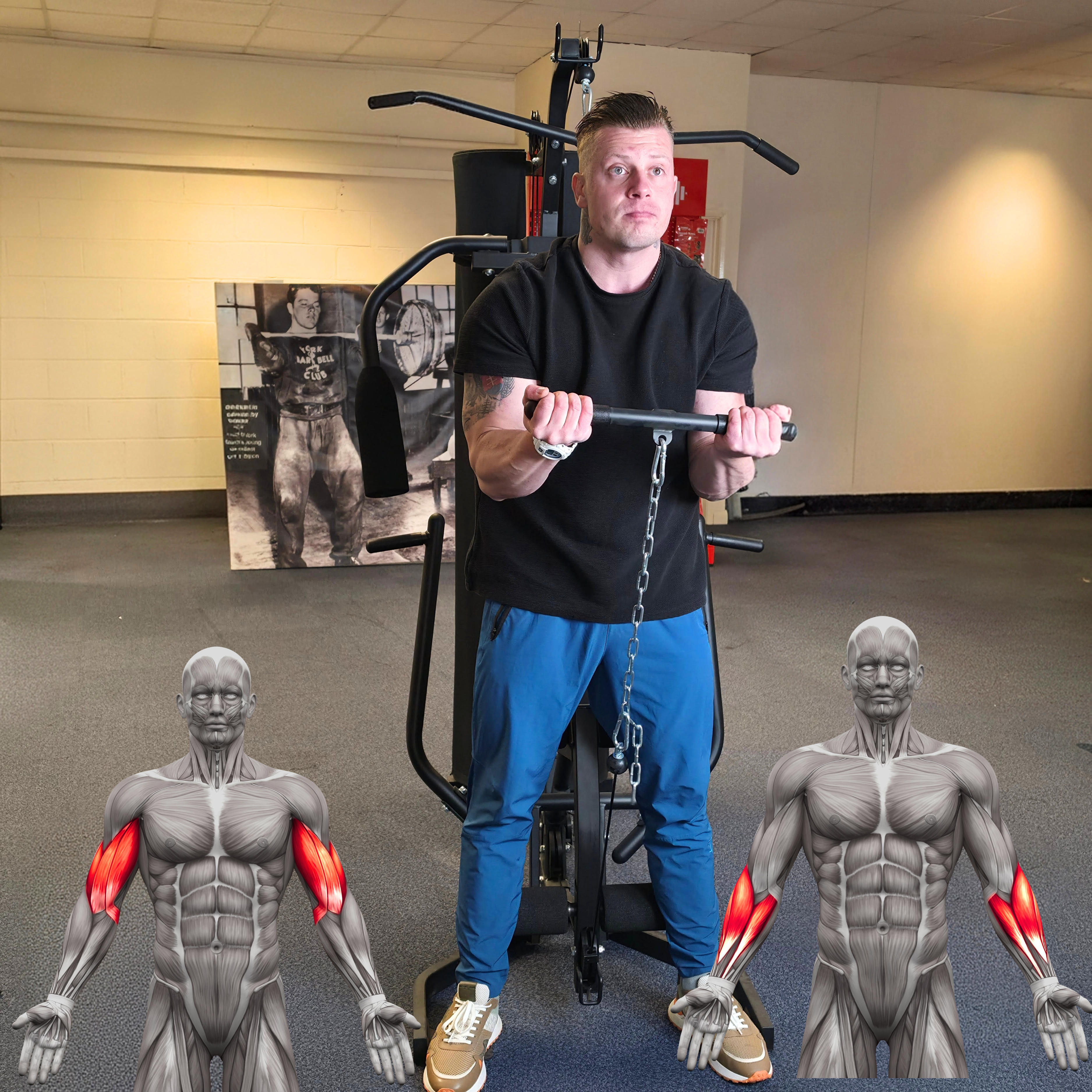 York Barbell Heavy-Duty HG7 Multigym 100KG Stack