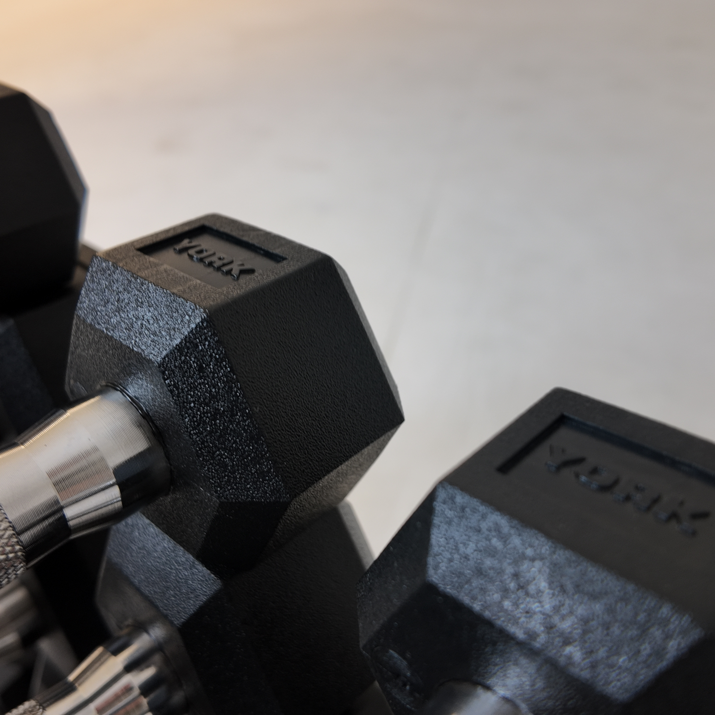 York Barbell 1kg-10kg Pro Hex Dumbbells Set - (20 Dumbbells)