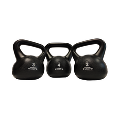 York Barbell Vinyl Kettlebells - Black