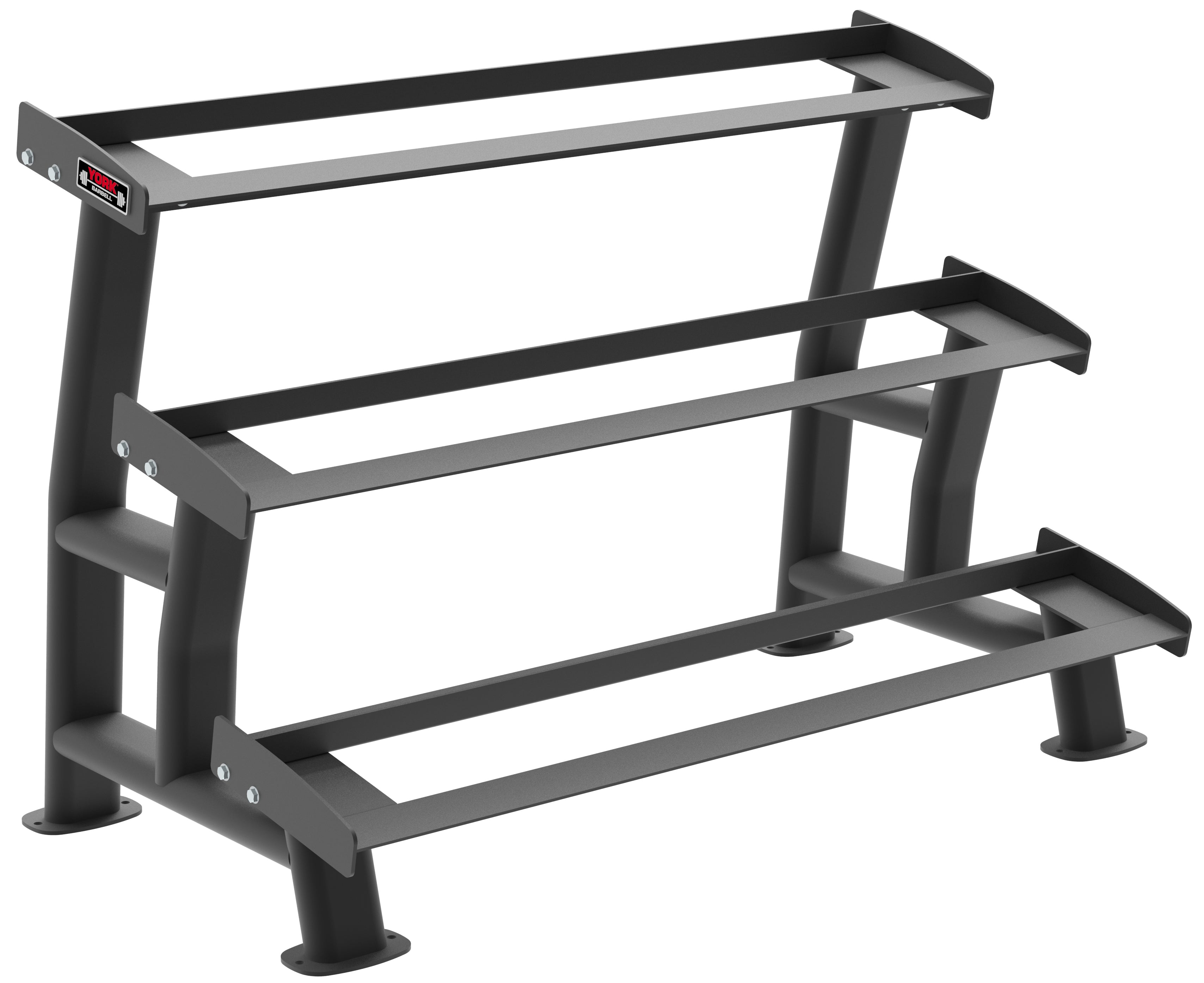 York Barbell Pro-Dumbbell Storage Racks ( 2-tier / 3 tier )