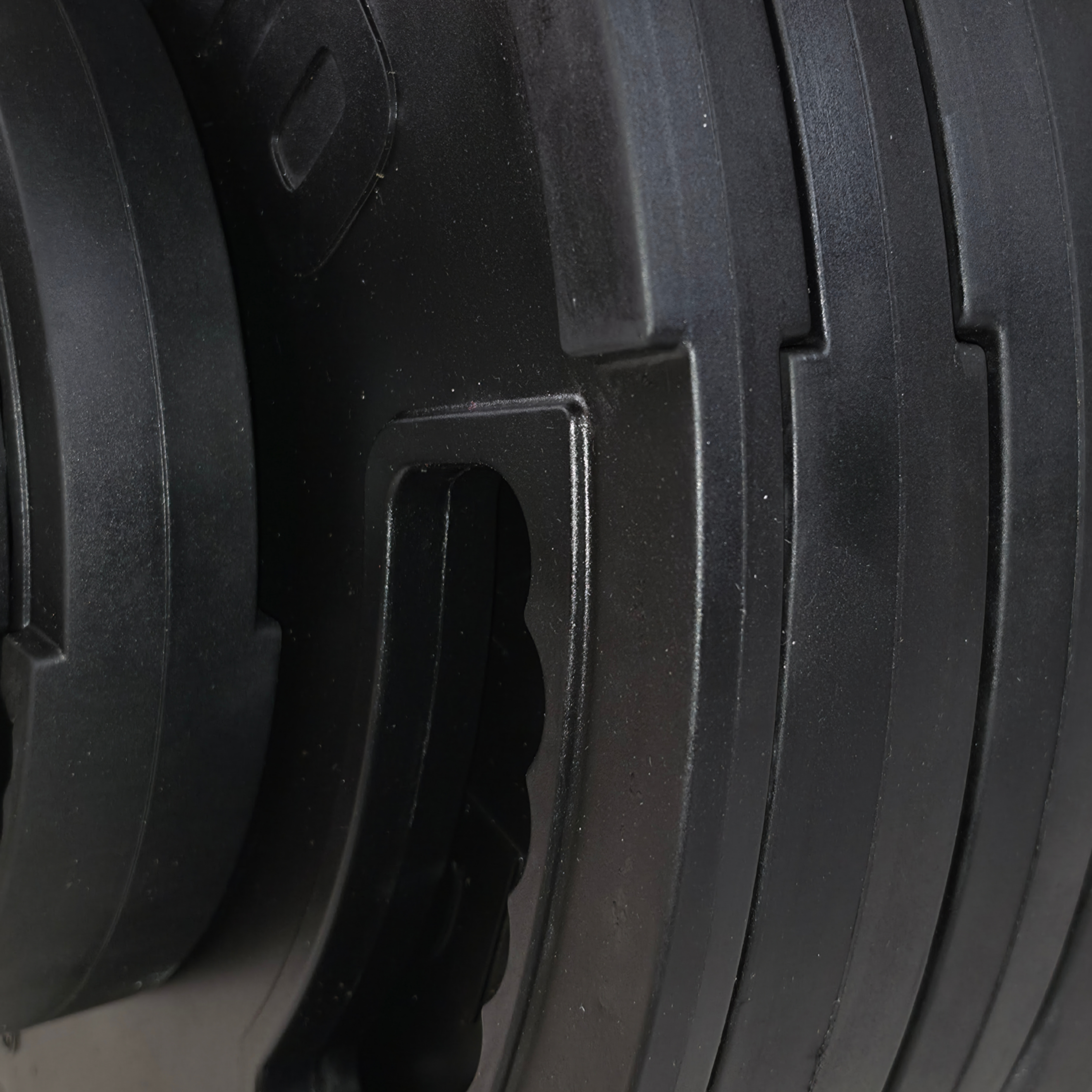 York Barbell G2 Rubber Olympic Weight Plates - Singles - Matte Black