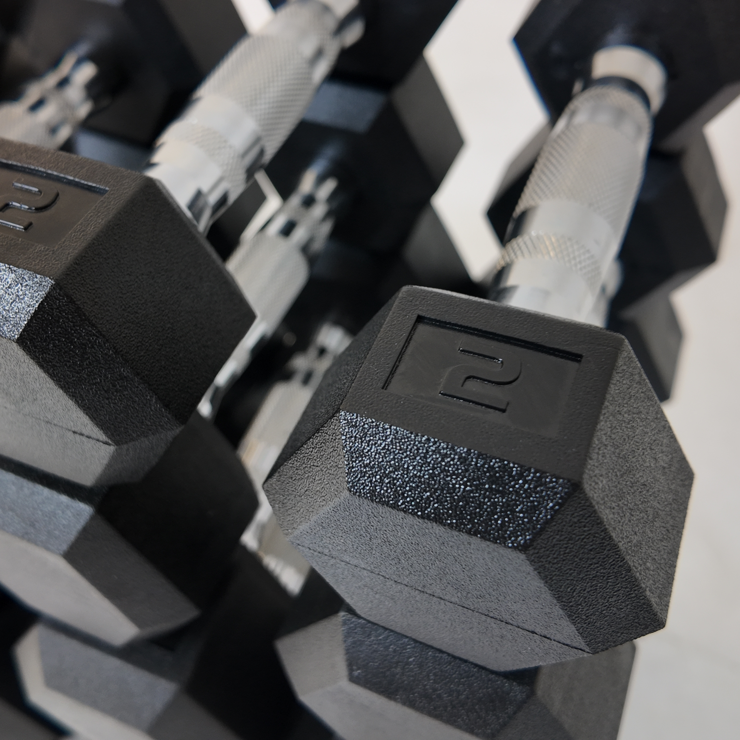 York Barbell 1kg-10kg Pro Hex Dumbbells Set - (20 Dumbbells)