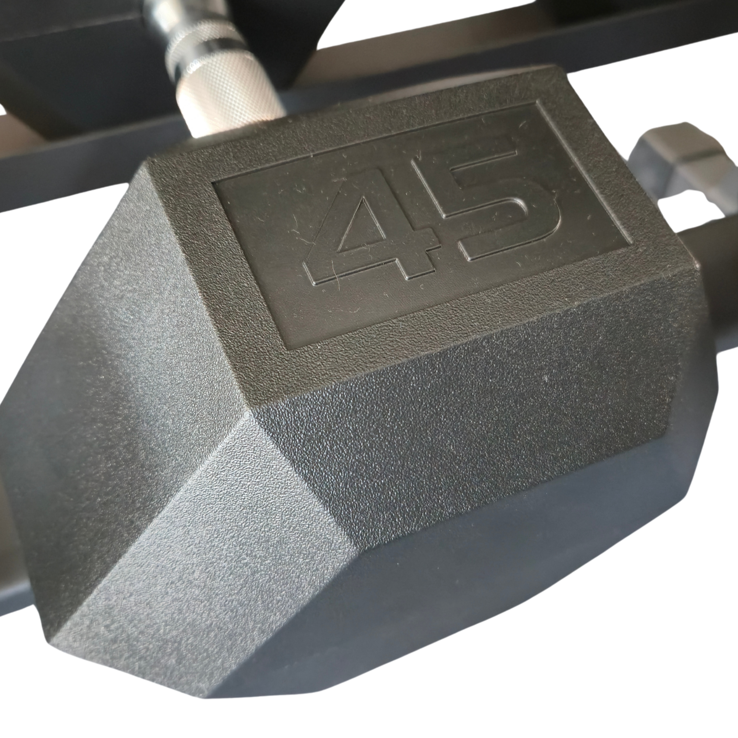 York Barbell 350KG Premium Hex Dumbbell & Angled Rack Bundle Set