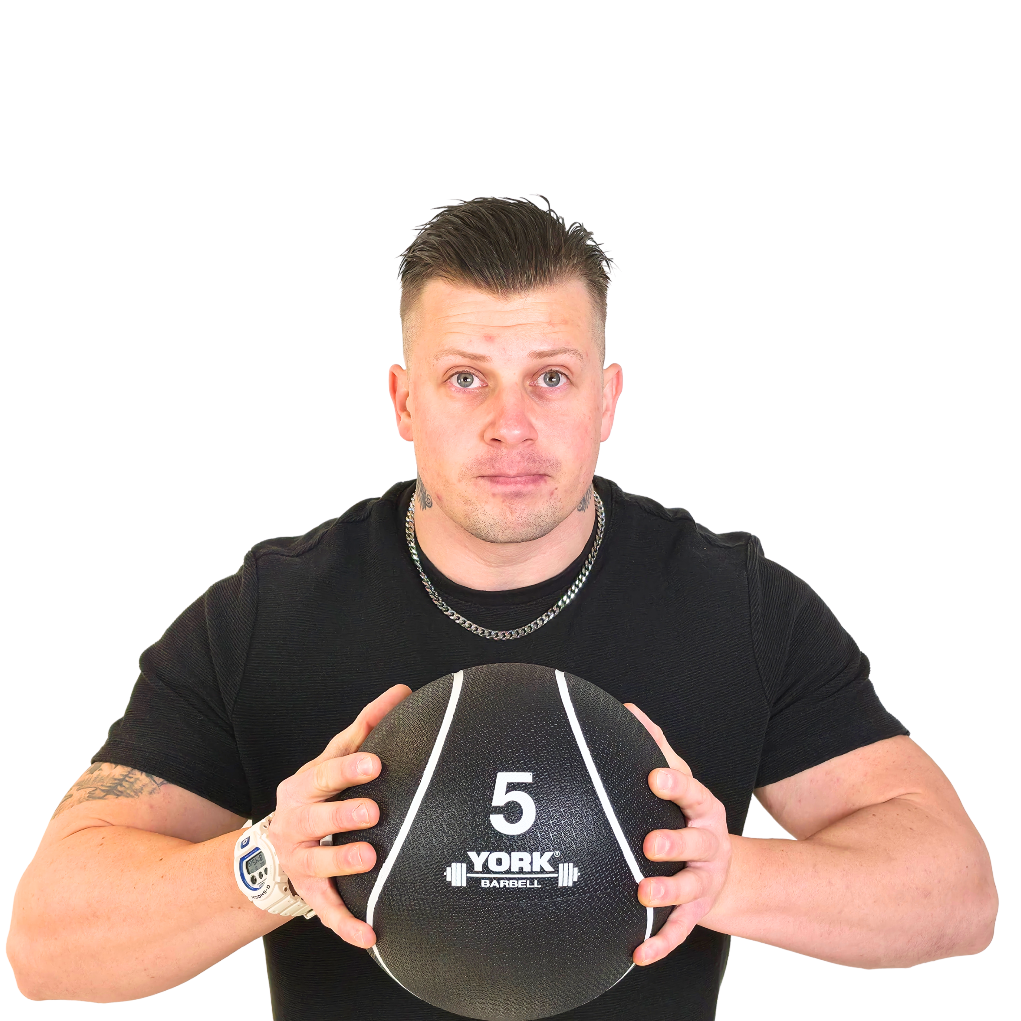 York Barbell Medicine Balls 1-5kg & Rack Bundle