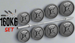 York Barbell 160 KG Olympic Barbell Set