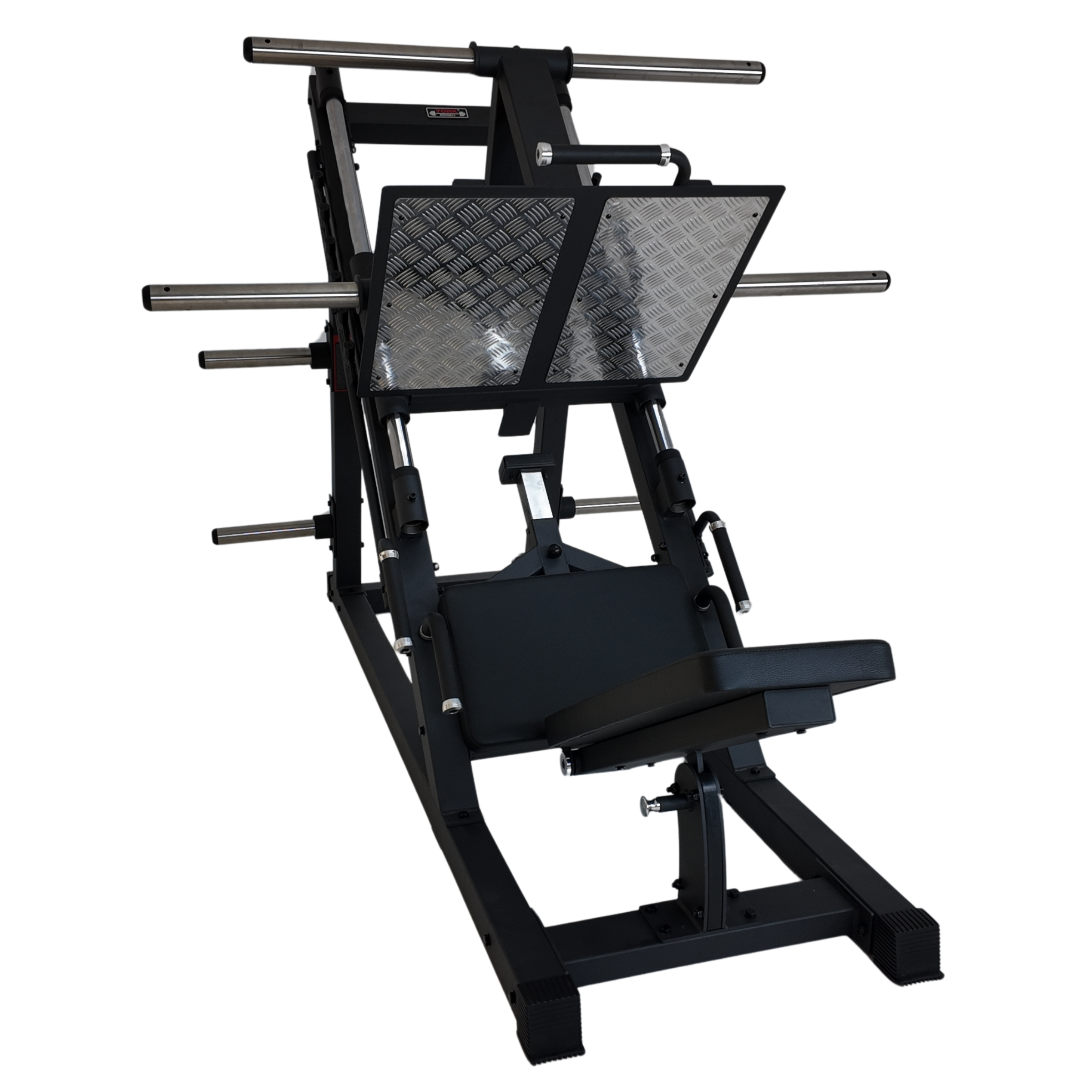 YORK BARBELL C32LP 45DEGREE LEG PRESS WITH WEIGHT PLATE STORAGE