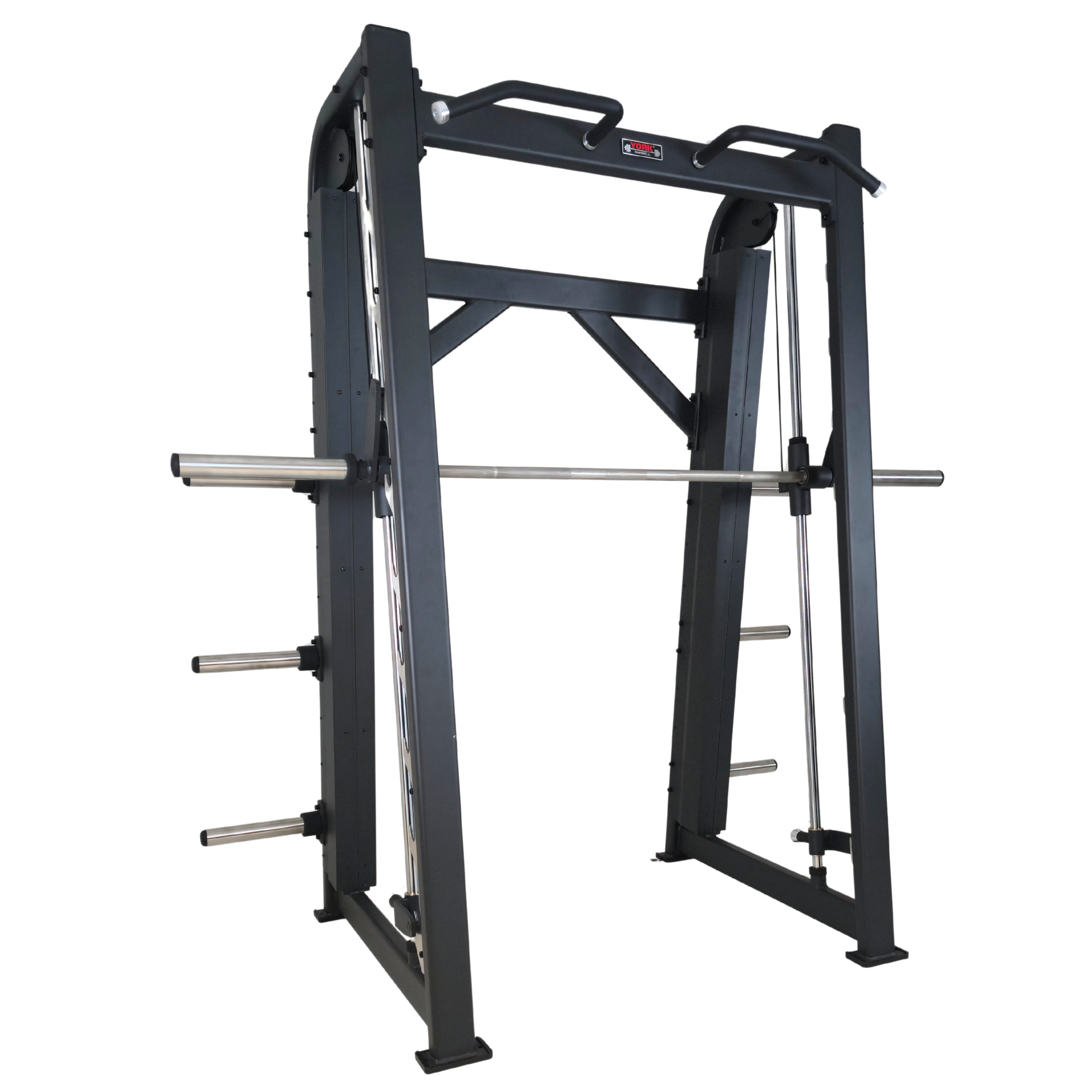 York Barbell C32SM Counter Balance Smith Machine with Weight Plate Storage