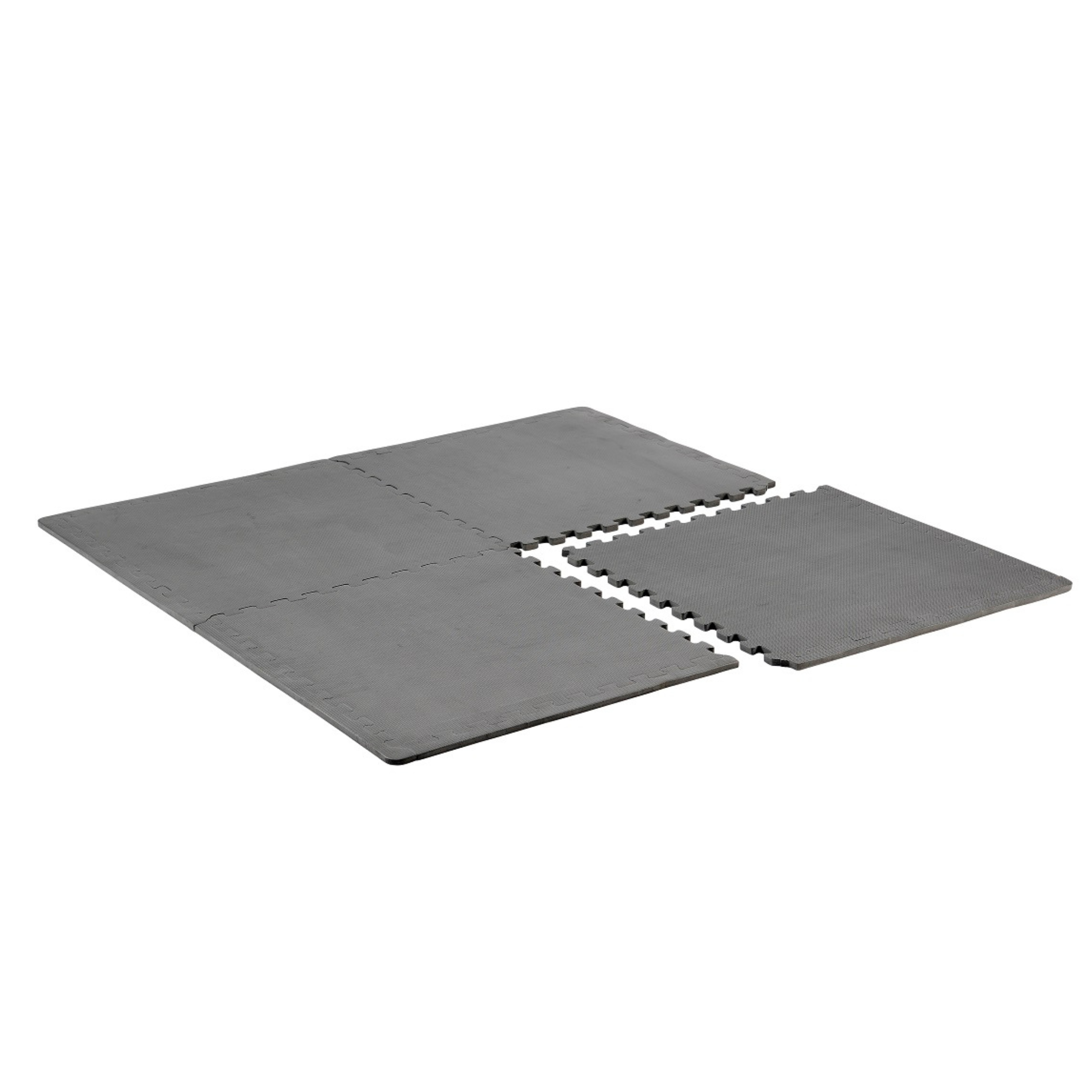 York Fitness Home Starter bench Set with 50KG Weights & Floor Mats