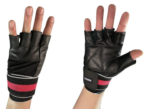York Weight Lifting Leather Gloves