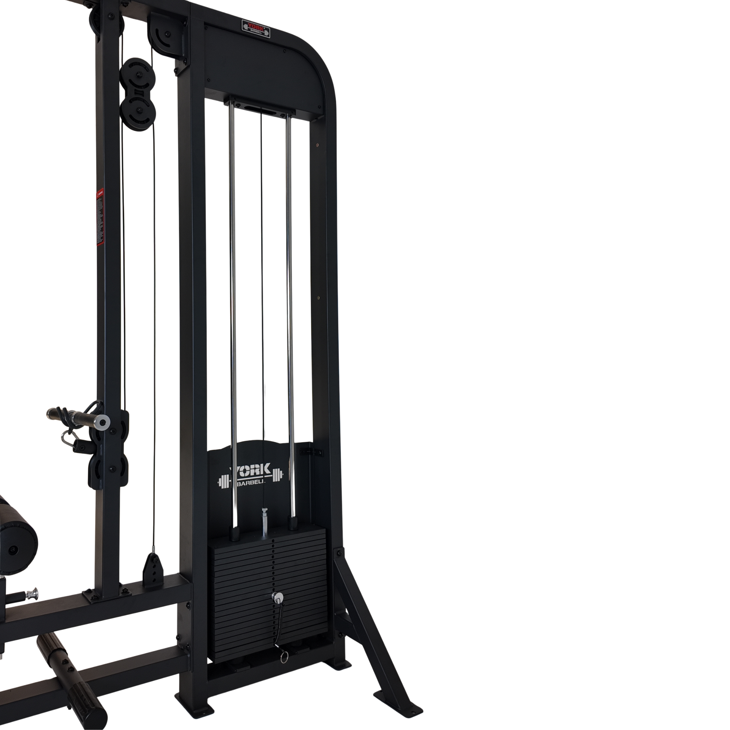 YORK BARBELL C32LR CABLE LAT PULL DOWN AND LOW ROW WITH 100KG WEIGHT STACK