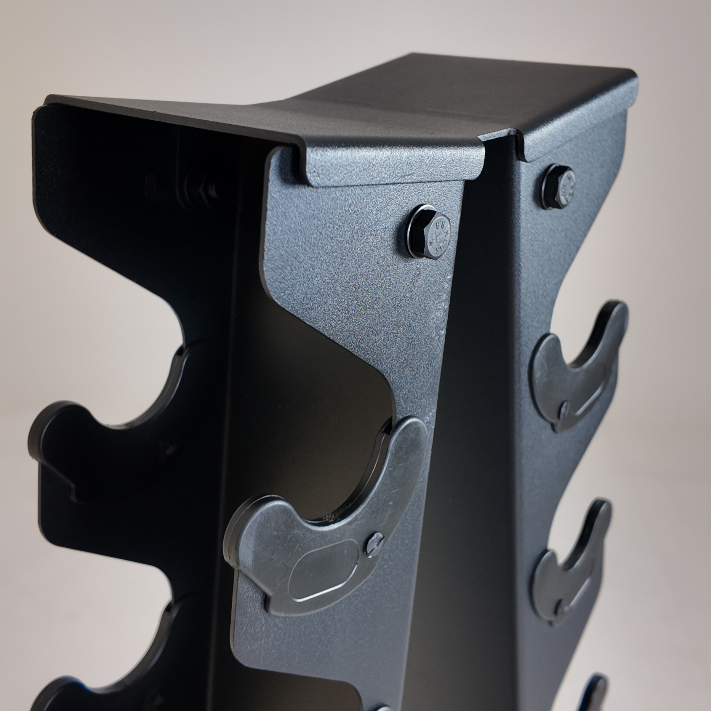 York Barbell 1kg-10kg Pro Hex Dumbbells & A Rack Set - (20 Dumbbells)