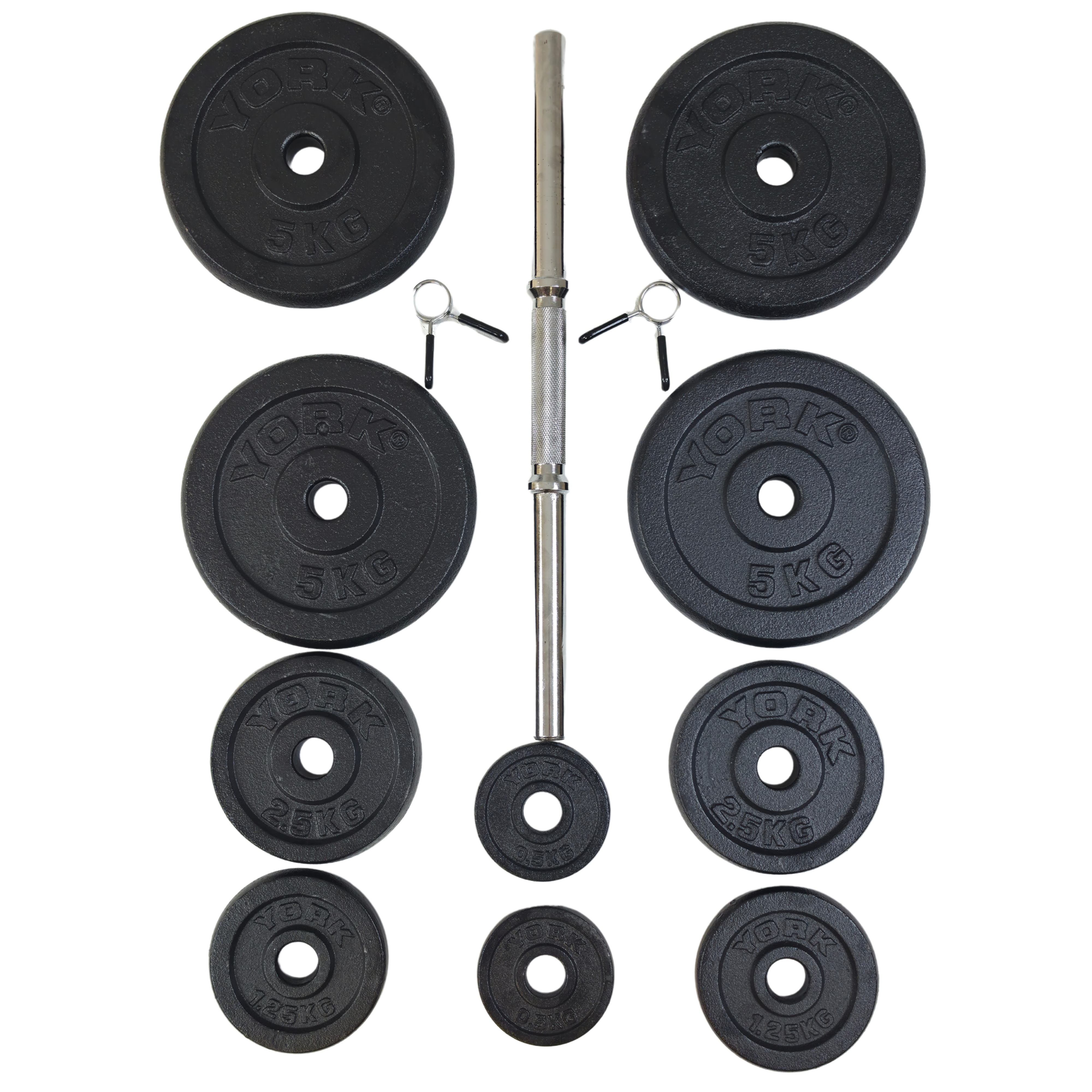 York Barbell 30kg Single Adjustable Dumbbell Set