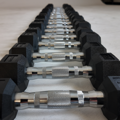 York Barbell 1kg-10kg Pro Hex Dumbbells Set - (20 Dumbbells)