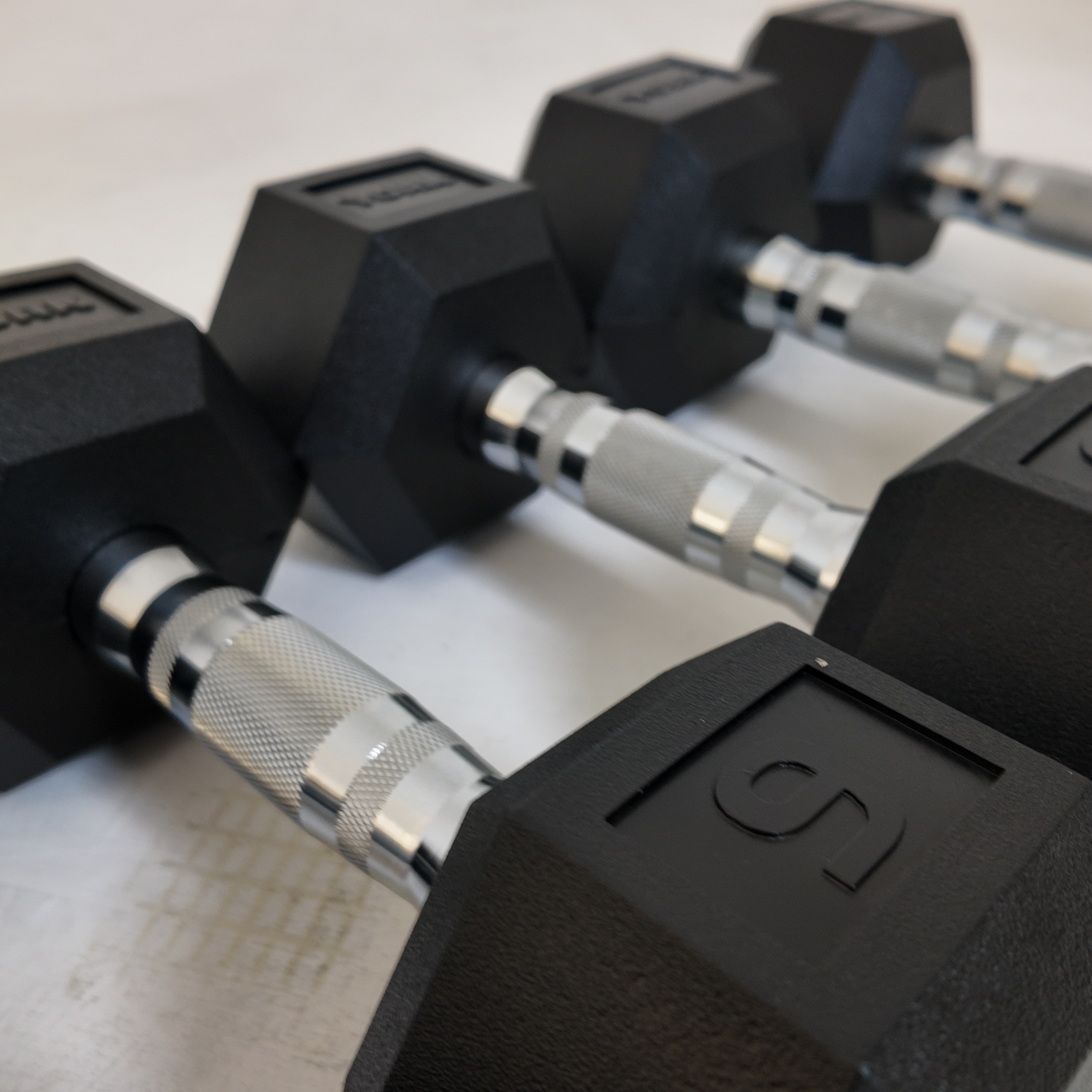 York Barbell 1kg-10kg Pro Hex Dumbbells Set - (20 Dumbbells)
