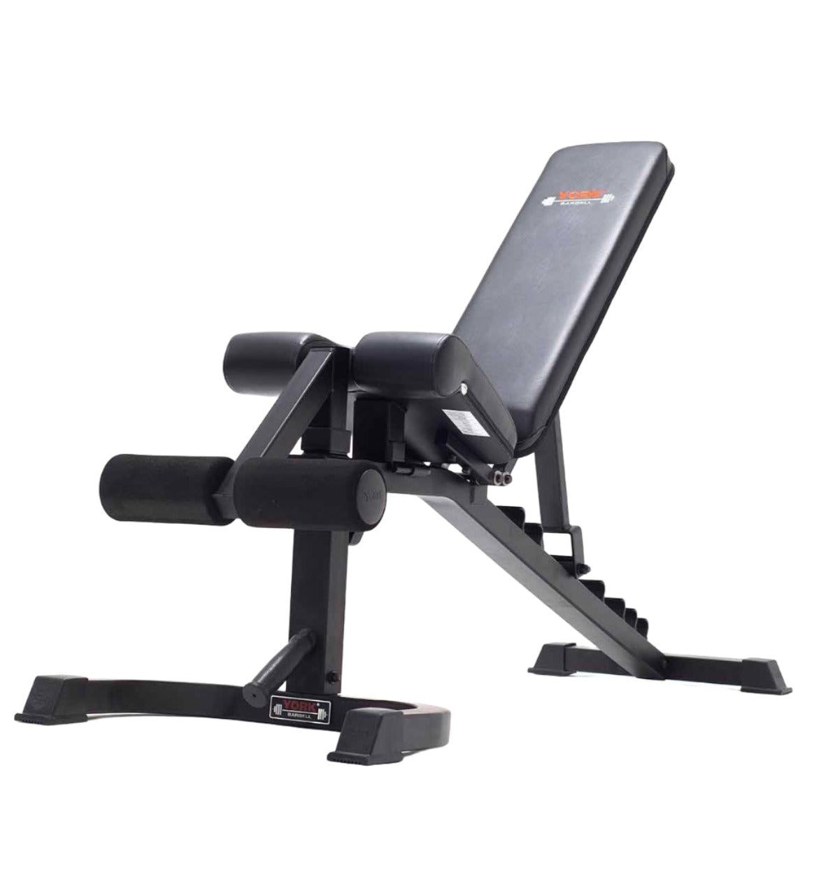 York Barbell C19UB Utility Dumbbell Bench Bundle with Leg Developer