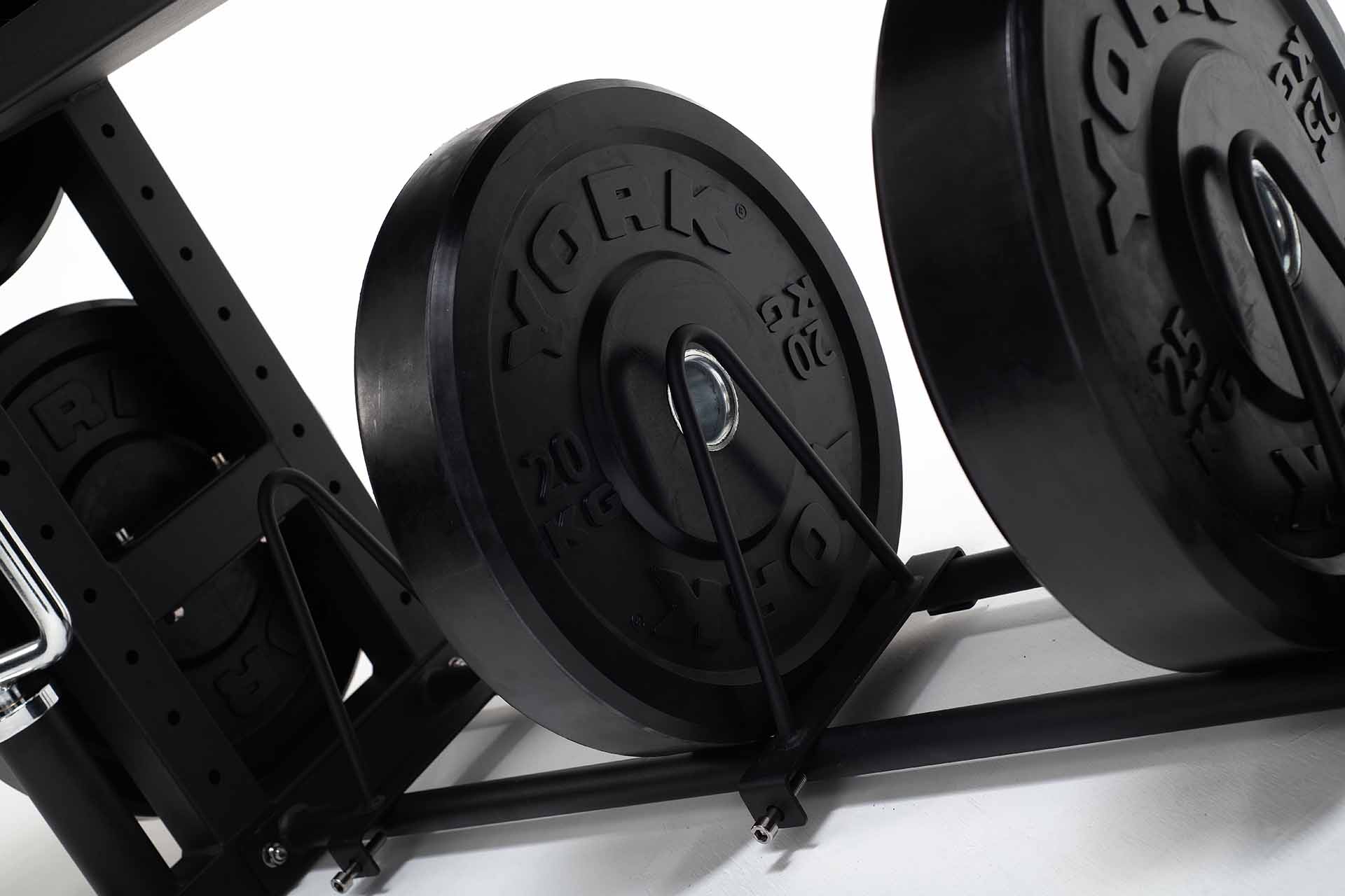 York Barbell 4-Tier Functional Weights & Bar Storage  - Black