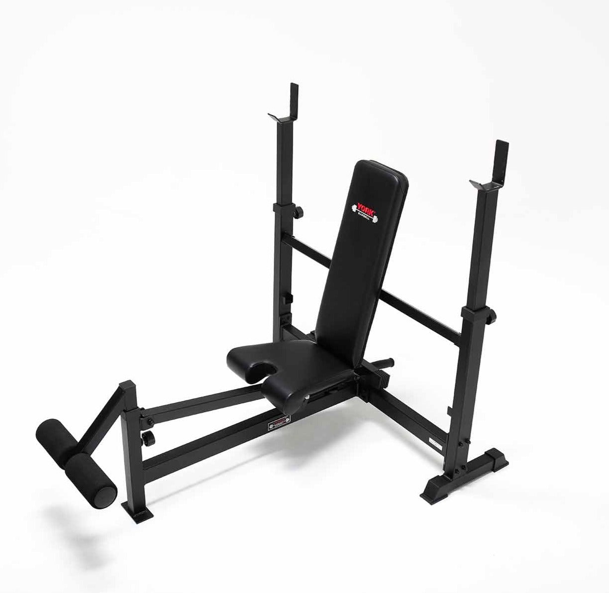 York Barbell C19BB Olympic Barbell Bench with Leg Developer