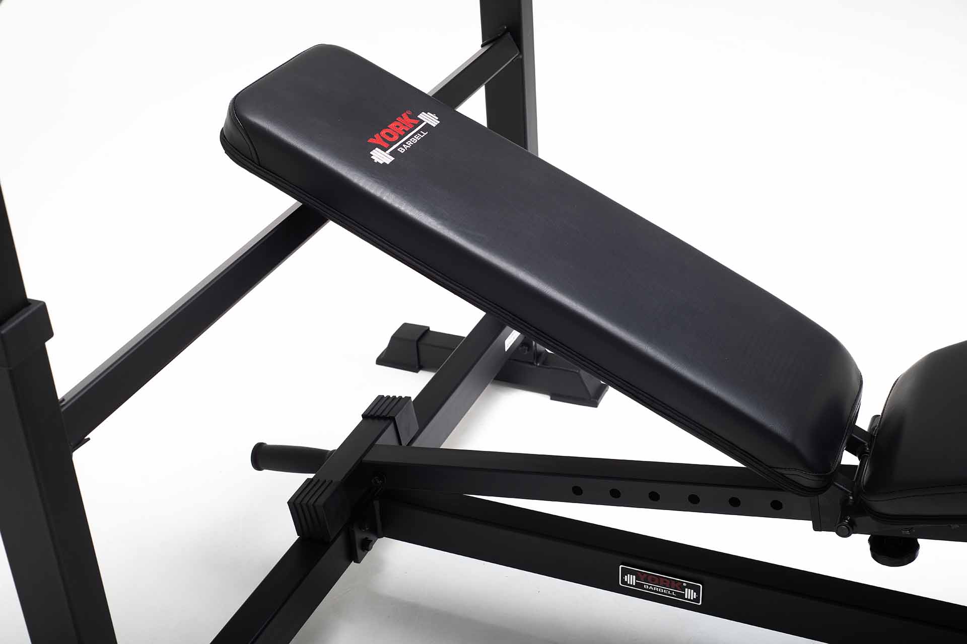 York Barbell C19BB Olympic Barbell Bench with Leg Developer