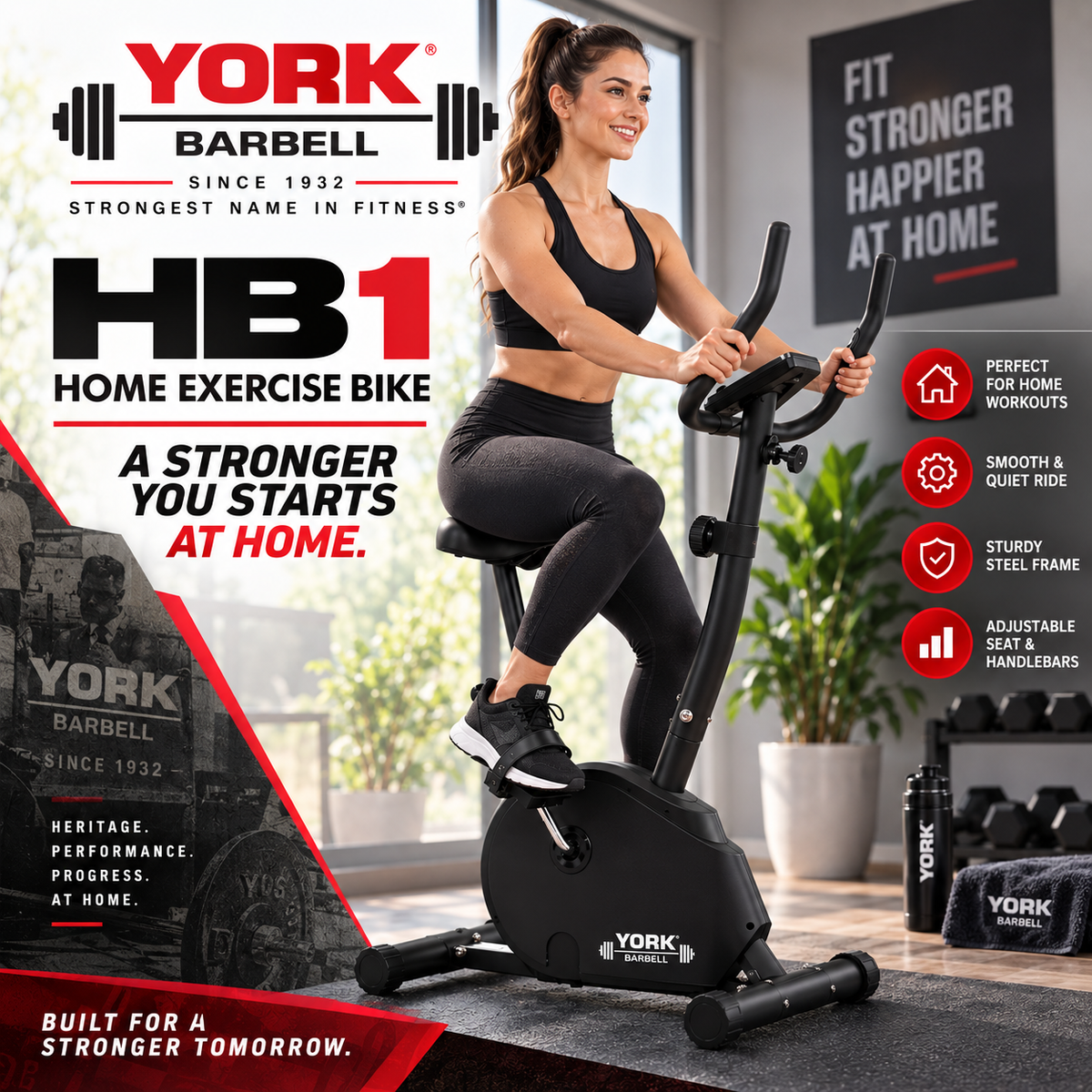 York Barbell HB1 Home Exercise Bike