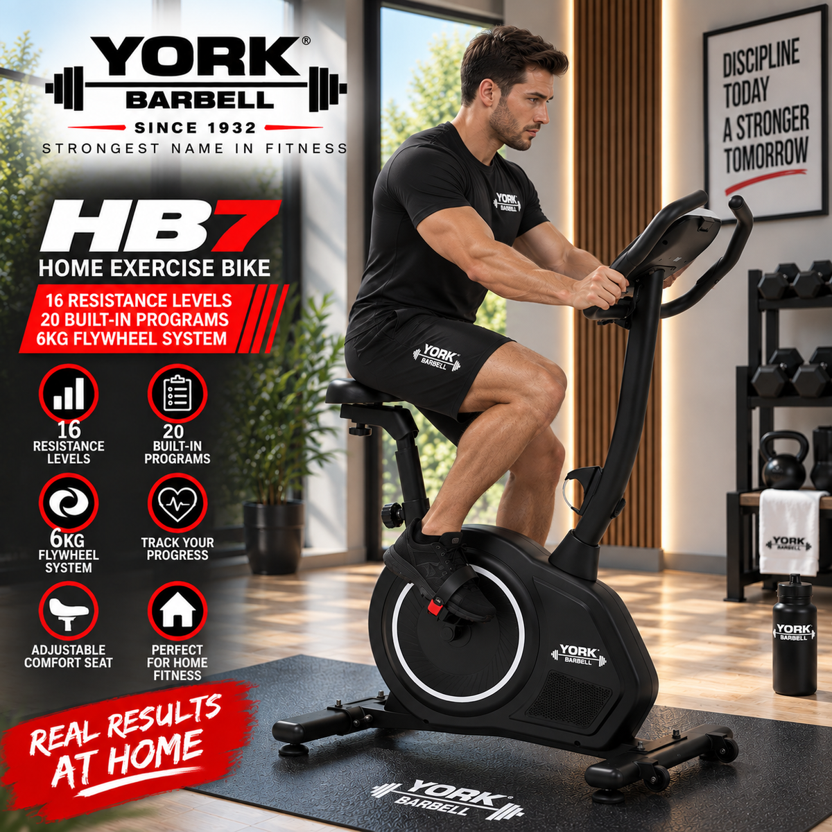 York Barbell HB7 Home Exercise Bike