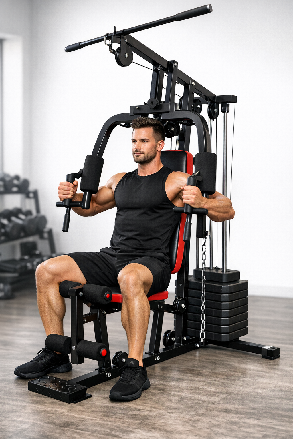 York Barbell Heavy-Duty HG7 Multigym 100KG Stack