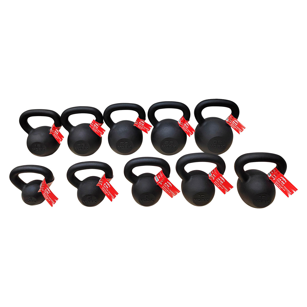 York Barbell Hercules Cast Iron Kettlebells - 10Kg / 4Kg - £5.40 / 6Kg - £8.10 / 8Kg -