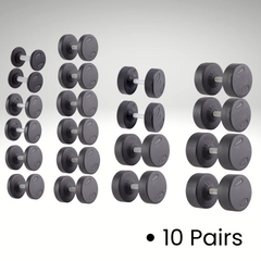 York Barbell 410kg Pro-Style Dumbbells & Rack Set