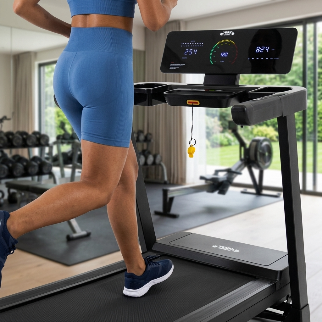 York Barbell HT5 Home Folding Treadmill