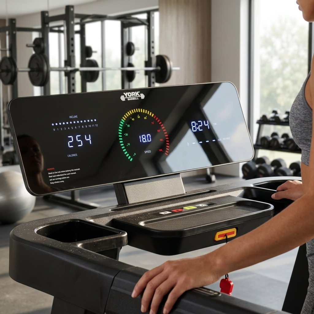 York Barbell HT5 Home Folding Treadmill