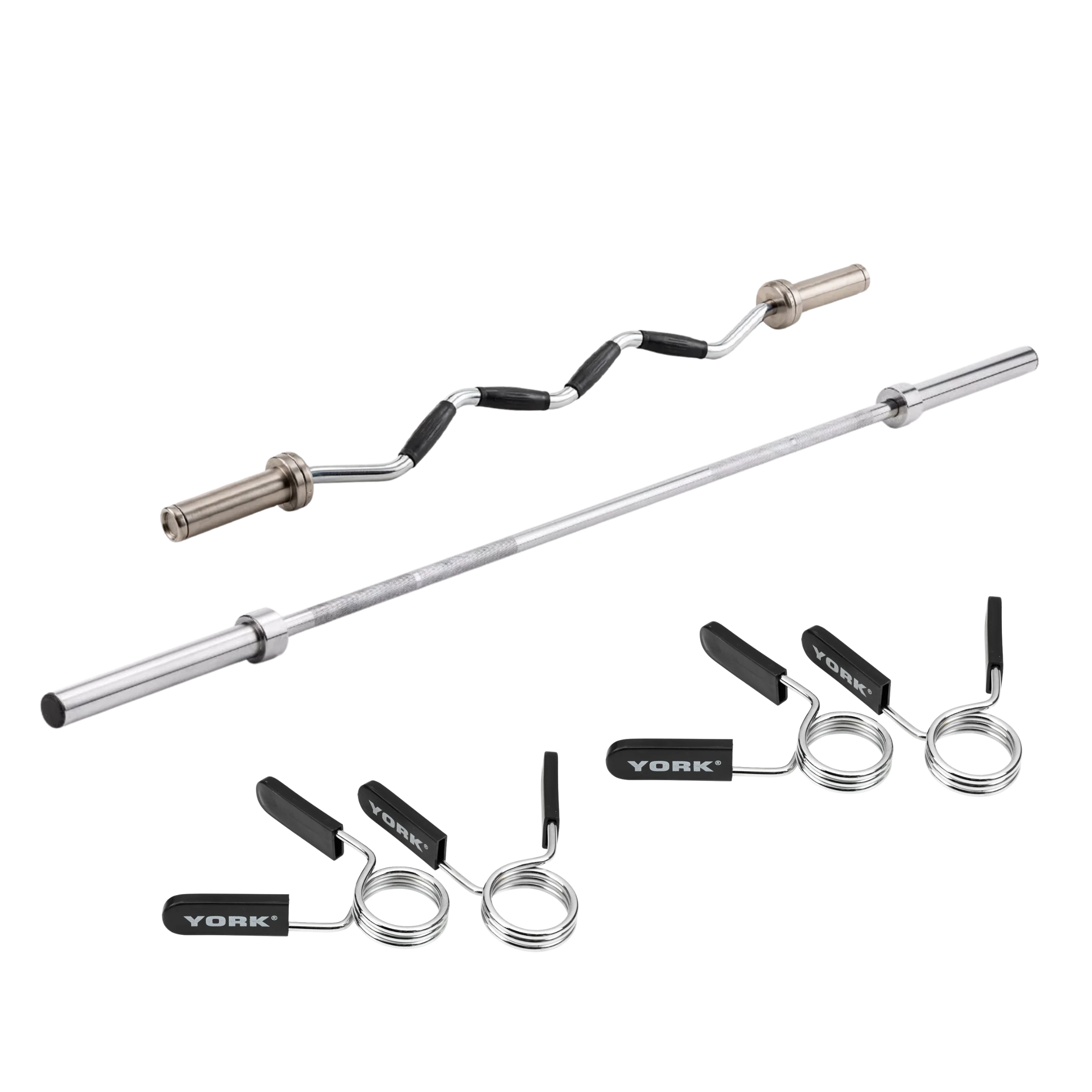 York Barbell Olympic Plate Tree Rack Bundle - Complete Package