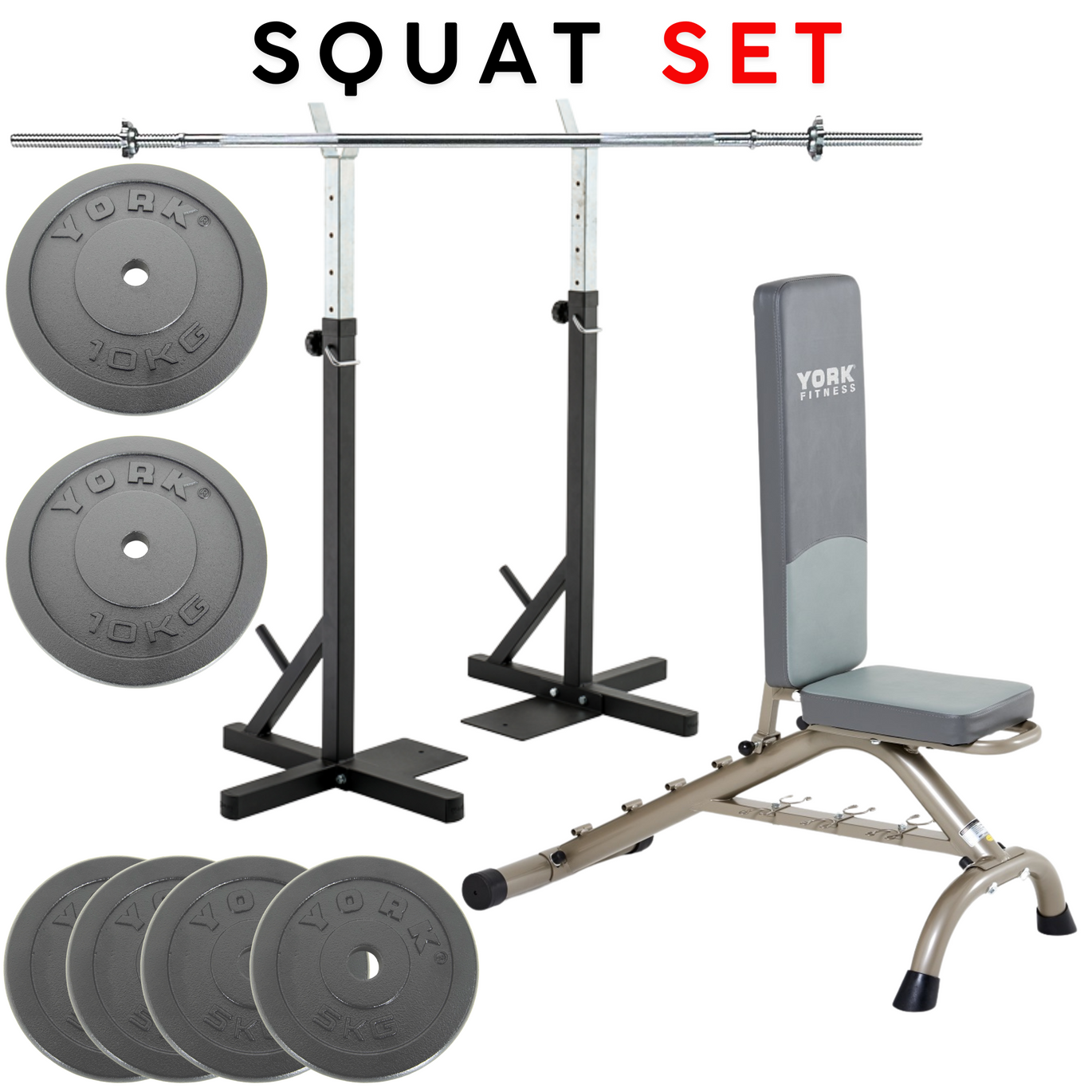 Squat Rack Rests Racks & Squat Stands – York Fitness