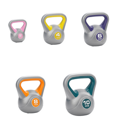 York Fitness Vinyl Kettlebells 2kg ,4kg,6kg,8kg,10kg Set
