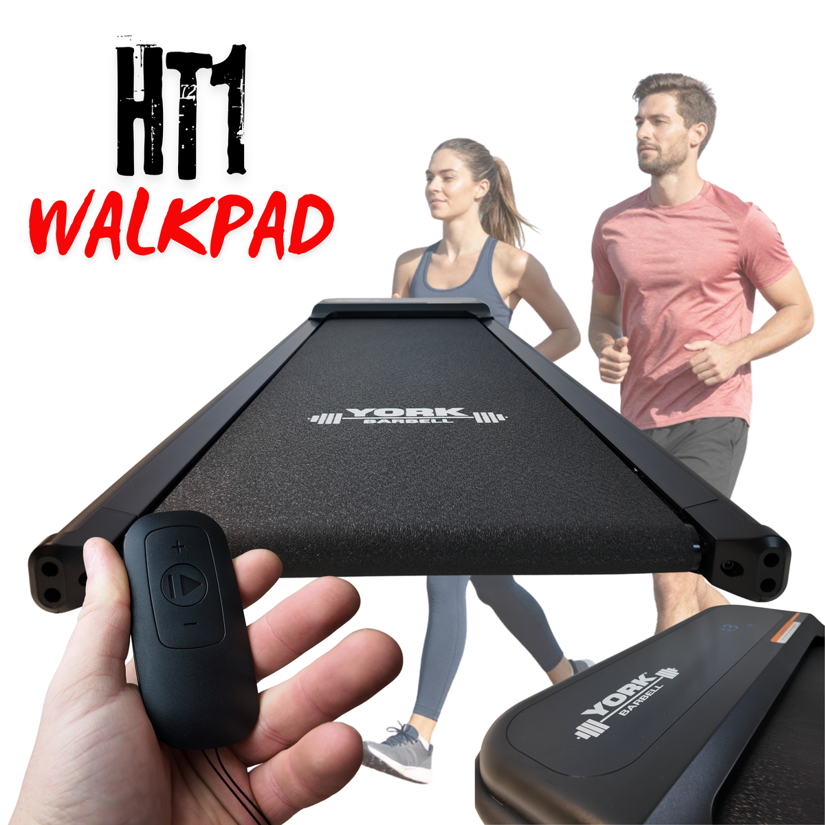 York Barbell HT1 Walking Pad Treadmill - York Fitness