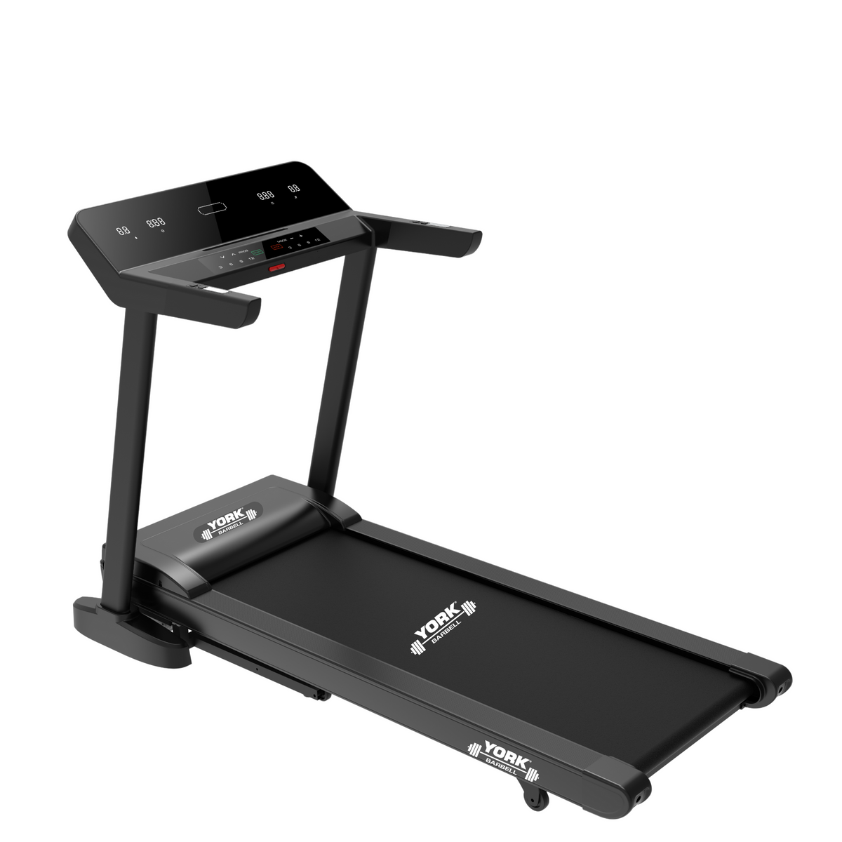 York Barbell HT9 Folding Treadmill LED display 22Km/H powered incline