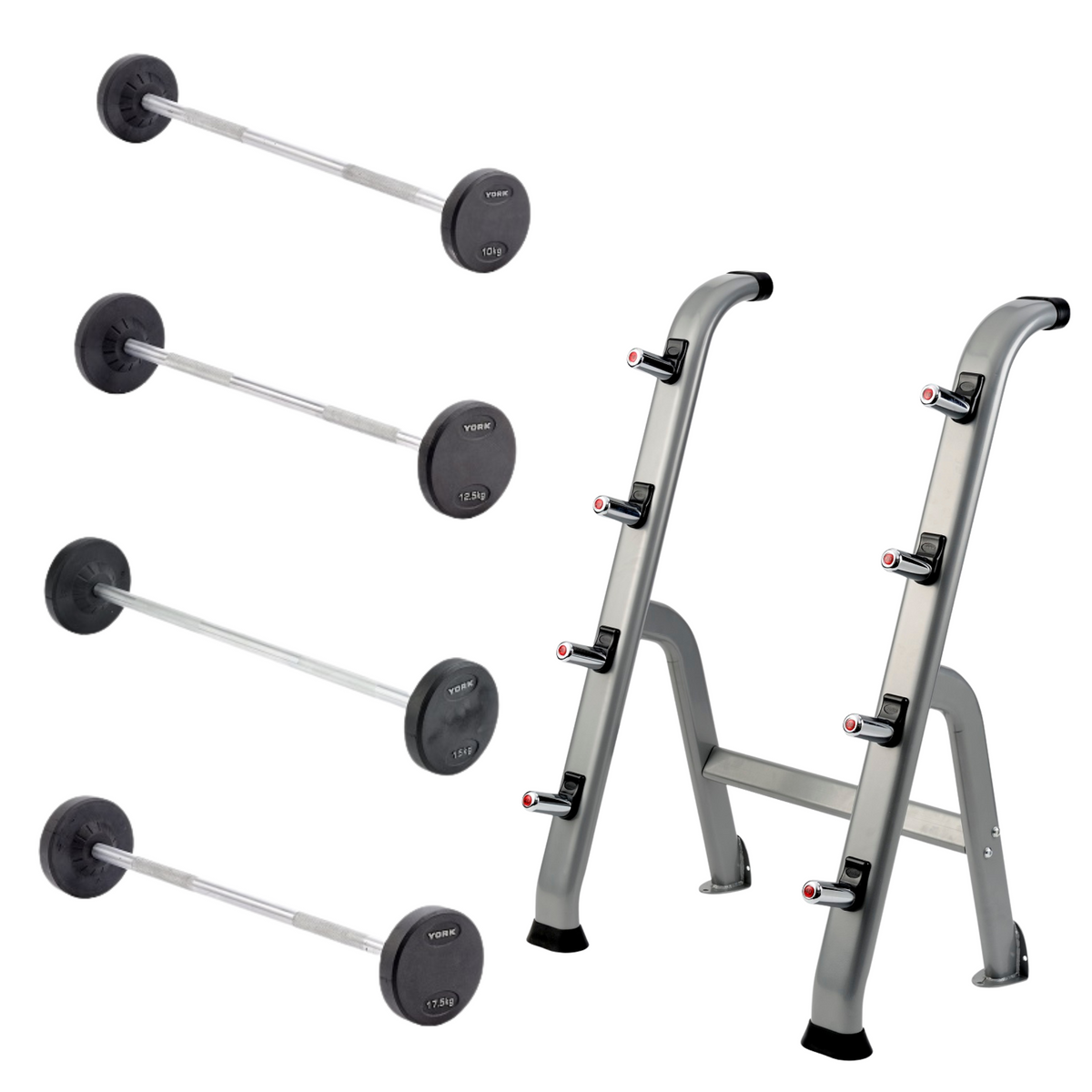 York Barbell Pro Style Fixed Weight Barbells & Sets