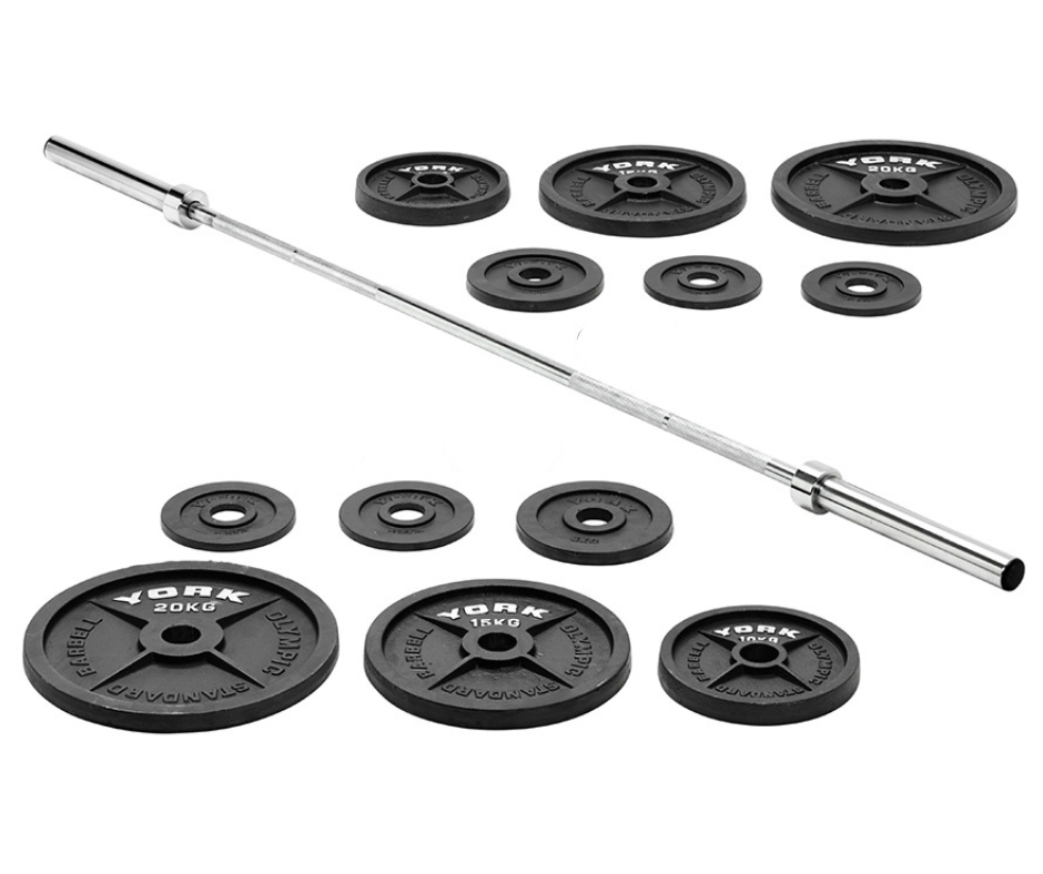 HALTÈRES YORK BARBELL 5s vintage musculation exercice fitness HALTÈRES YORK BARBELL 5s vintage musculation exercice fitness