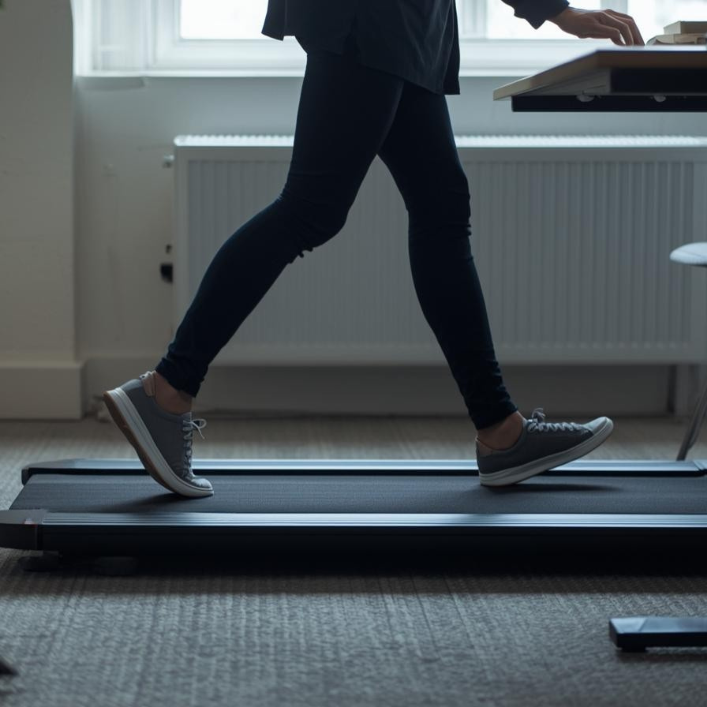 HT1 Treadmill Under Desk Setup