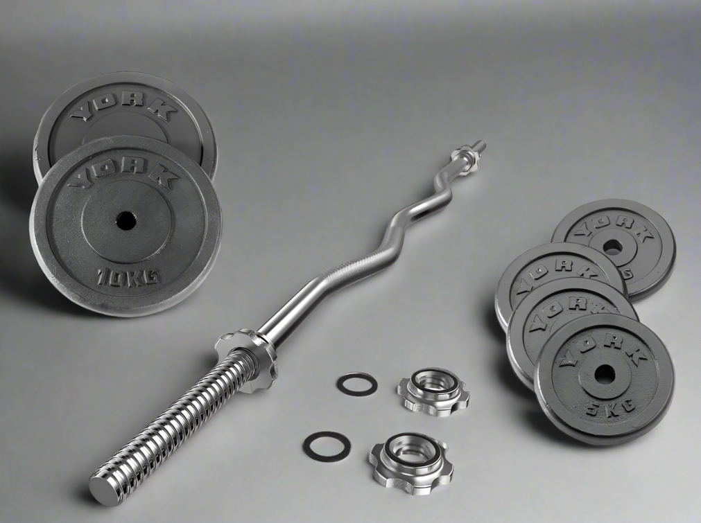 York ez curl bar weight sale