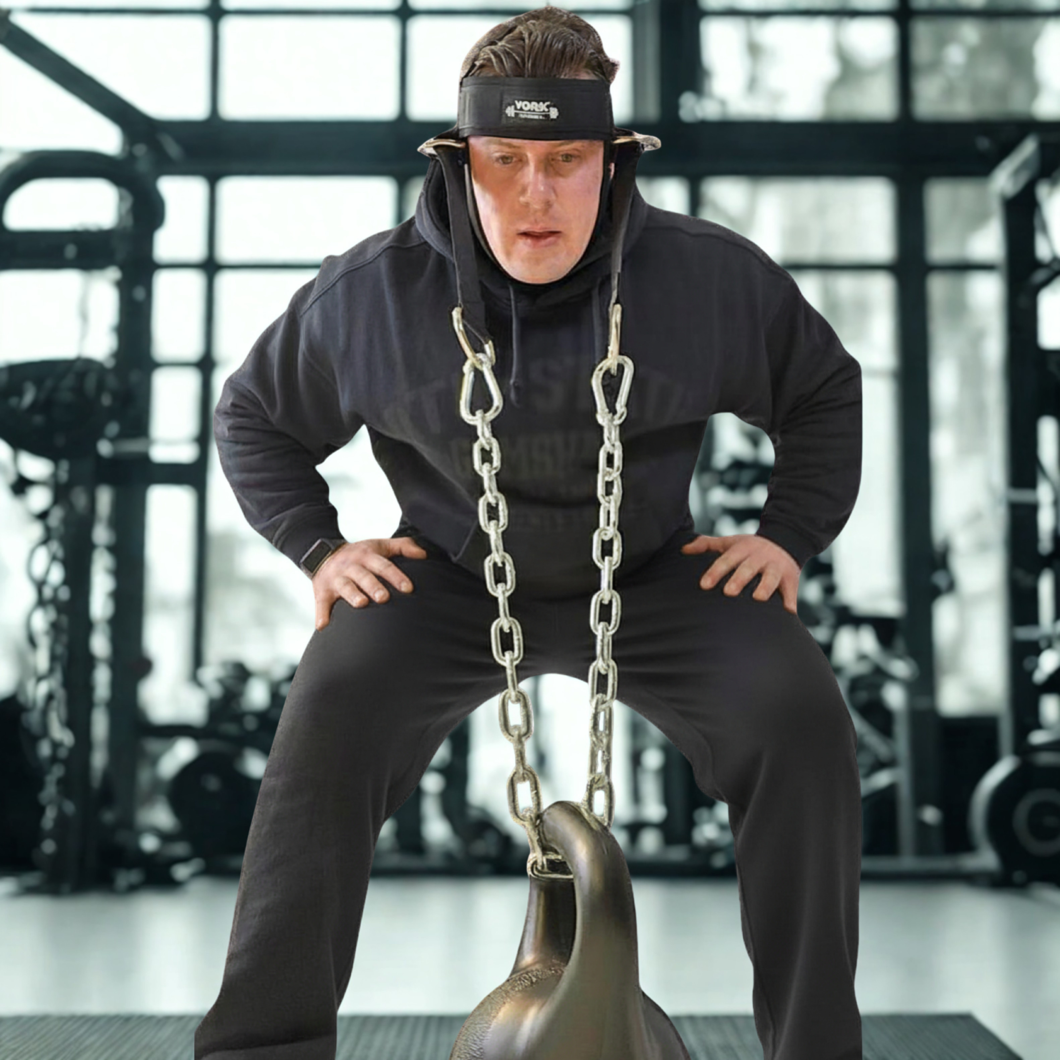 York Barbell Head Harness with Chain