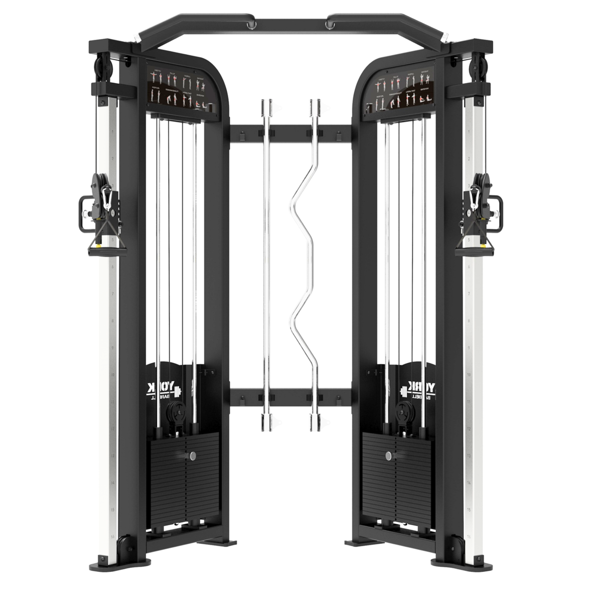 YORK BARBELL C32FT FUNCTIONAL TRAINER INC. 2 X 100KG